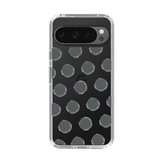 Slim Protection Case［ Original - Favorite Color Polka Dots - Black ］