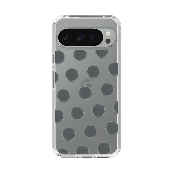Slim Protection Case［ Original - Favorite Color Polka Dots - Black ］