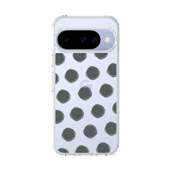 Slim Protection Case［ Original - Favorite Color Polka Dots - Black ］