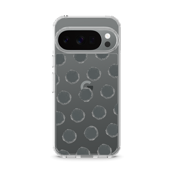 Slim Protection Case［ Original - Favorite Color Polka Dots - Black ］