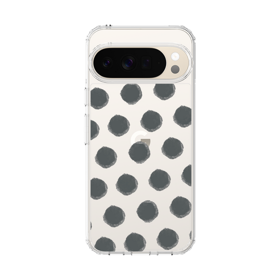 Slim Protection Case［ Original - Favorite Color Polka Dots - Black ］