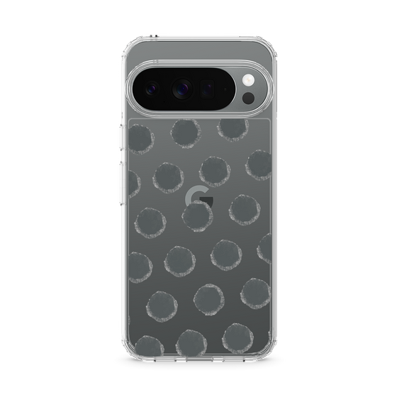 Slim Protection Case［ Original - Favorite Color Polka Dots - Black ］
