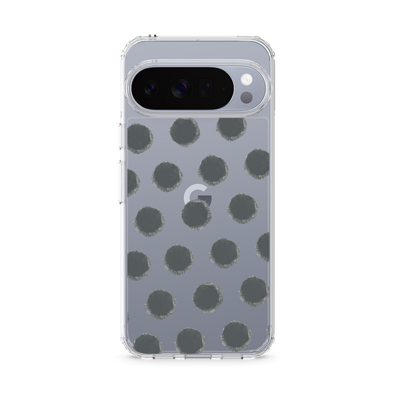 Slim Protection Case［ Original - Favorite Color Polka Dots - Black ］
