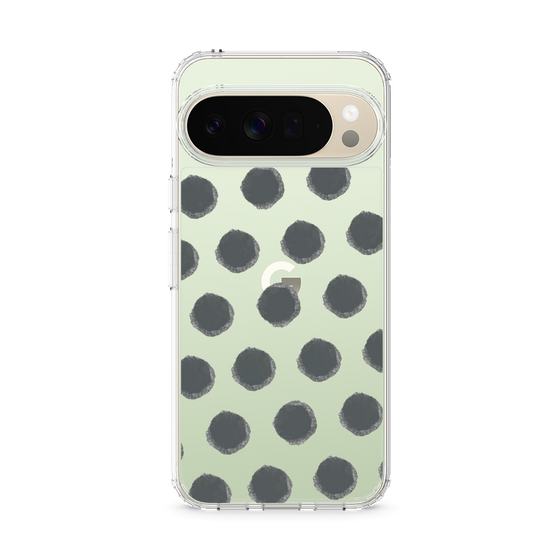 Slim Protection Case［ Original - Favorite Color Polka Dots - Black ］