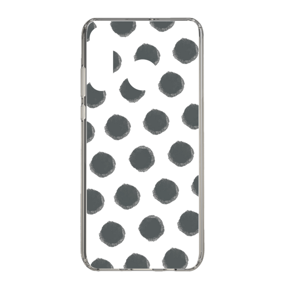 Slim Protection Case［ Original - Favorite Color Polka Dots - Black ］