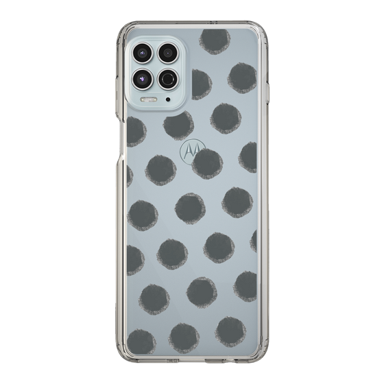 Slim Protection Case［ Original - Favorite Color Polka Dots - Black ］