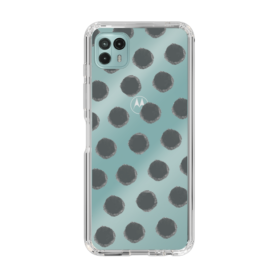 Slim Protection Case［ Original - Favorite Color Polka Dots - Black ］