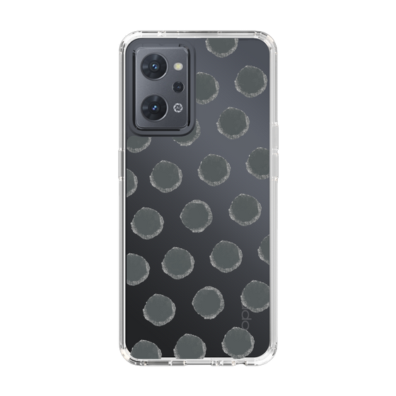 Slim Protection Case［ Original - Favorite Color Polka Dots - Black ］