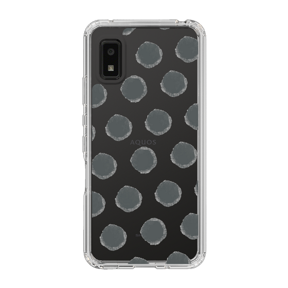 Slim Protection Case［ Original - Favorite Color Polka Dots - Black ］