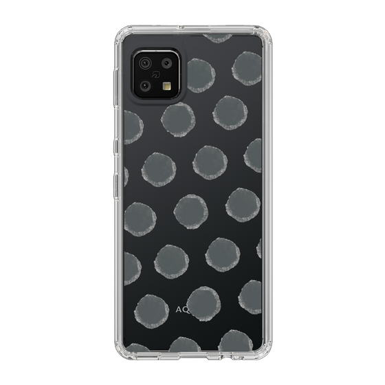 Slim Protection Case［ Original - Favorite Color Polka Dots - Black ］