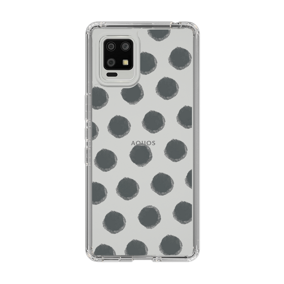 Slim Protection Case［ Original - Favorite Color Polka Dots - Black ］