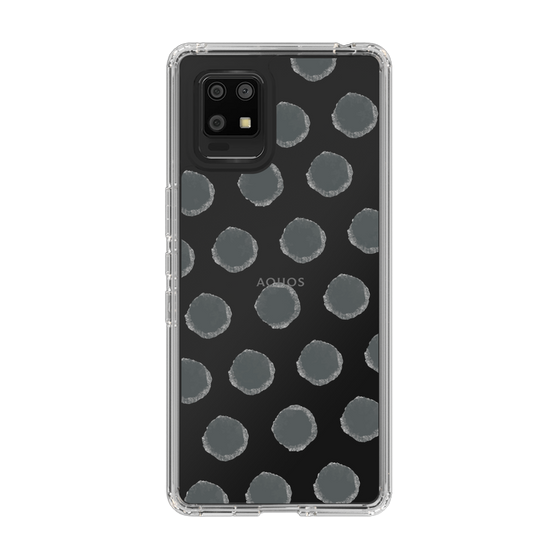 Slim Protection Case［ Original - Favorite Color Polka Dots - Black ］