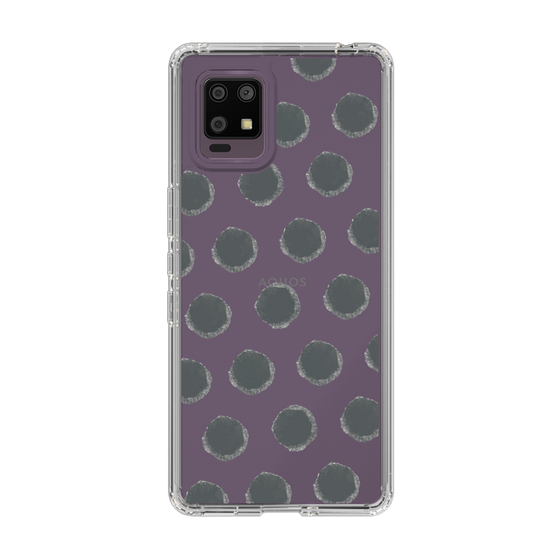 Slim Protection Case［ Original - Favorite Color Polka Dots - Black ］