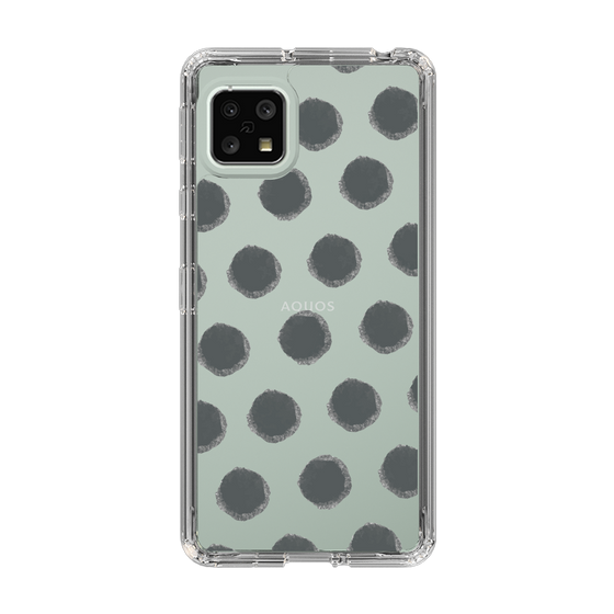 Slim Protection Case［ Original - Favorite Color Polka Dots - Black ］