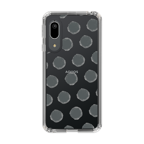 Slim Protection Case［ Original - Favorite Color Polka Dots - Black ］