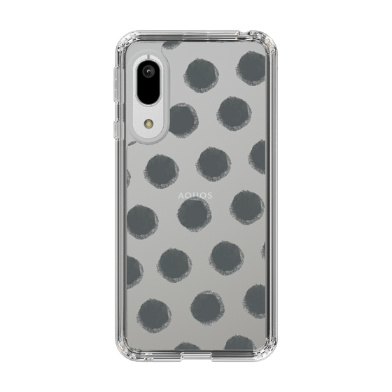 Slim Protection Case［ Original - Favorite Color Polka Dots - Black ］