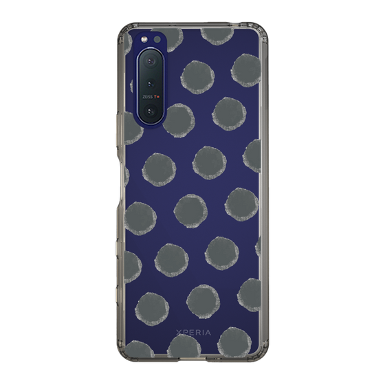 Slim Protection Case［ Original - Favorite Color Polka Dots - Black ］