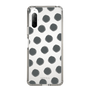 Slim Protection Case［ Original - Favorite Color Polka Dots - Black ］