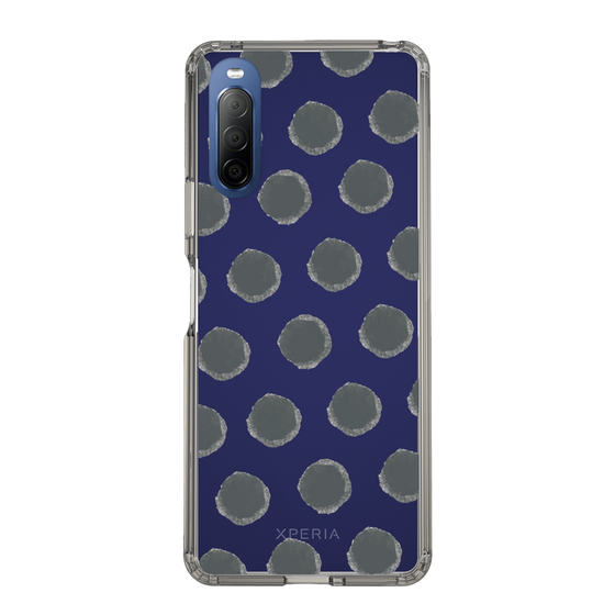Slim Protection Case［ Original - Favorite Color Polka Dots - Black ］