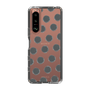 Slim Protection Case［ Original - Favorite Color Polka Dots - Black ］