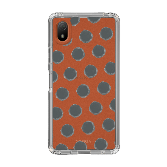Slim Protection Case［ Original - Favorite Color Polka Dots - Black ］