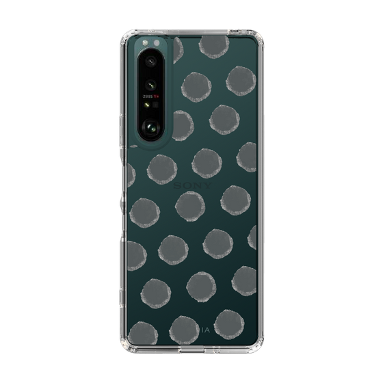 Slim Protection Case［ Original - Favorite Color Polka Dots - Black ］