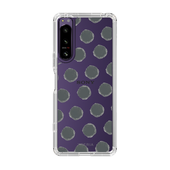 Slim Protection Case［ Original - Favorite Color Polka Dots - Black ］