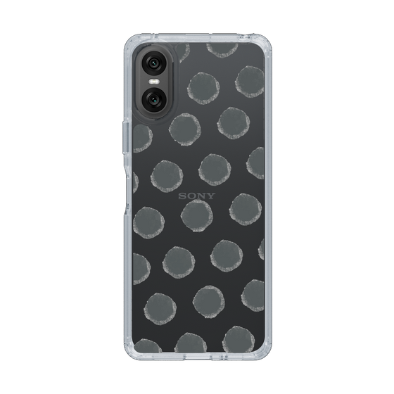 Slim Protection Case［ Original - Favorite Color Polka Dots - Black ］
