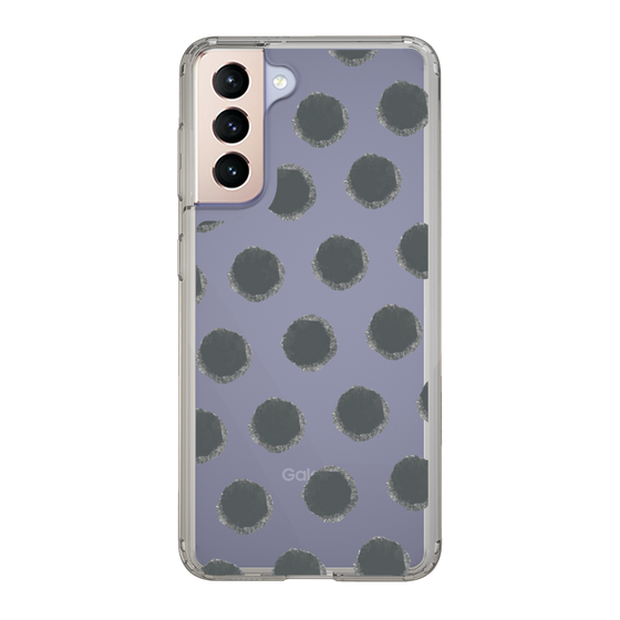 Slim Protection Case［ Original - Favorite Color Polka Dots - Black ］