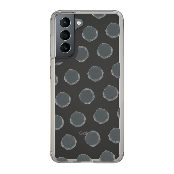 Slim Protection Case［ Original - Favorite Color Polka Dots - Black ］