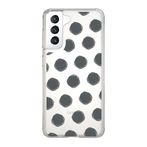 Slim Protection Case［ Original - Favorite Color Polka Dots - Black ］