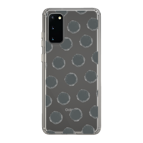 Slim Protection Case［ Original - Favorite Color Polka Dots - Black ］