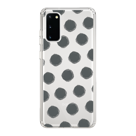 Slim Protection Case［ Original - Favorite Color Polka Dots - Black ］