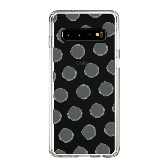 Slim Protection Case［ Original - Favorite Color Polka Dots - Black ］
