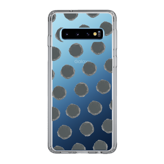 Slim Protection Case［ Original - Favorite Color Polka Dots - Black ］