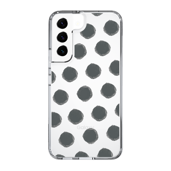 Slim Protection Case［ Original - Favorite Color Polka Dots - Black ］