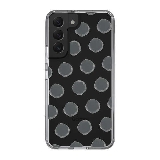 Slim Protection Case［ Original - Favorite Color Polka Dots - Black ］