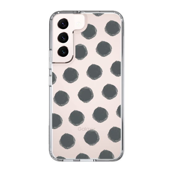 Slim Protection Case［ Original - Favorite Color Polka Dots - Black ］