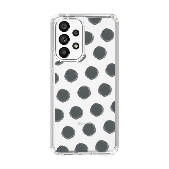Slim Protection Case［ Original - Favorite Color Polka Dots - Black ］
