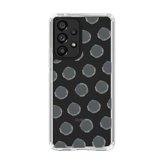 Slim Protection Case［ Original - Favorite Color Polka Dots - Black ］
