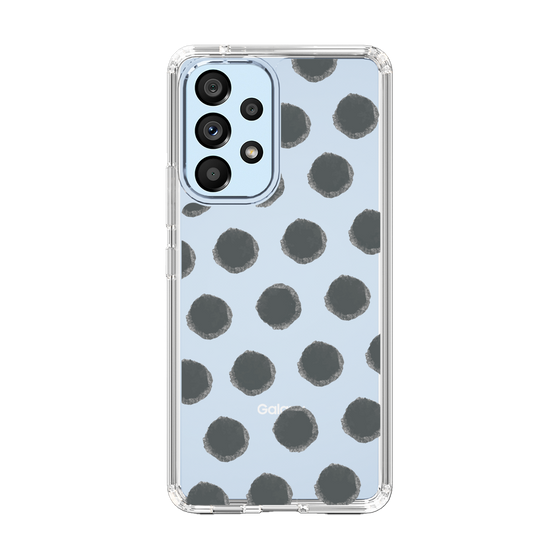 Slim Protection Case［ Original - Favorite Color Polka Dots - Black ］