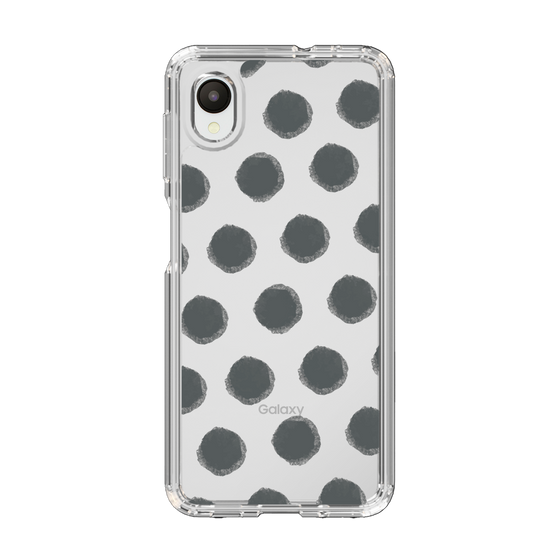 Slim Protection Case［ Original - Favorite Color Polka Dots - Black ］