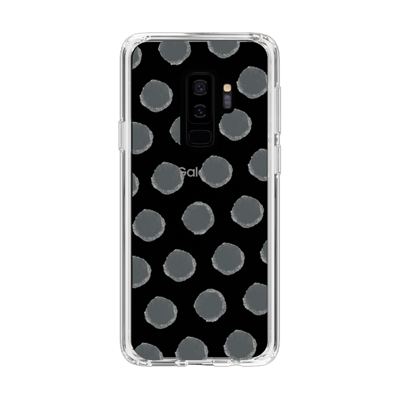 Slim Protection Case［ Original - Favorite Color Polka Dots - Black ］