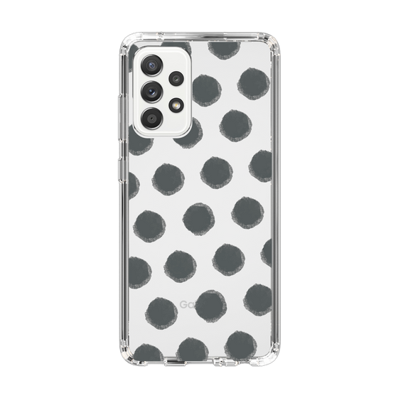 Slim Protection Case［ Original - Favorite Color Polka Dots - Black ］