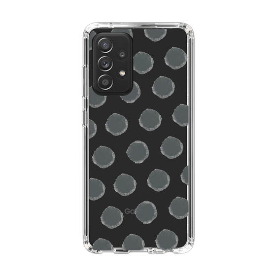 Slim Protection Case［ Original - Favorite Color Polka Dots - Black ］