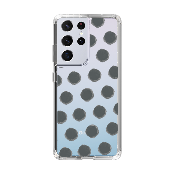 Slim Protection Case［ Original - Favorite Color Polka Dots - Black ］