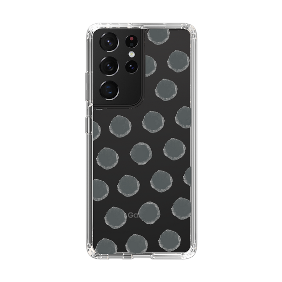 Slim Protection Case［ Original - Favorite Color Polka Dots - Black ］
