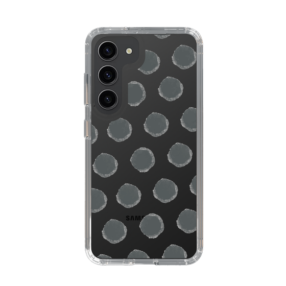 Slim Protection Case［ Original - Favorite Color Polka Dots - Black ］