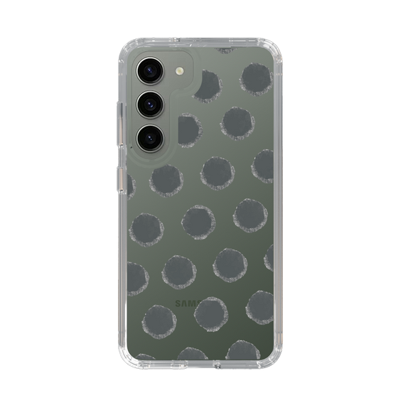 Slim Protection Case［ Original - Favorite Color Polka Dots - Black ］