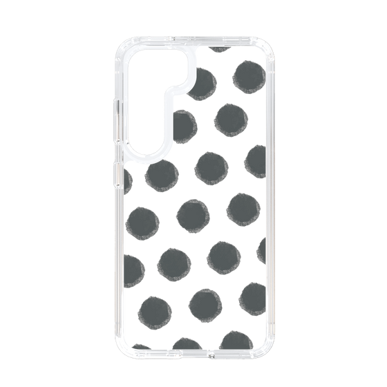 Slim Protection Case［ Original - Favorite Color Polka Dots - Black ］